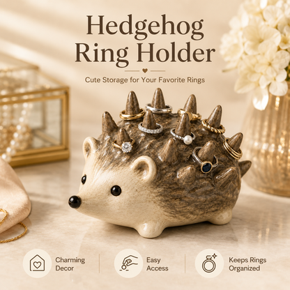 🔥Handmade Hedgehog Ring Holder