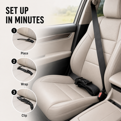 ✨🤰 Pregnancy Seat Belt Adjuster 💗 Comfort & Support on Every Ride 🚗