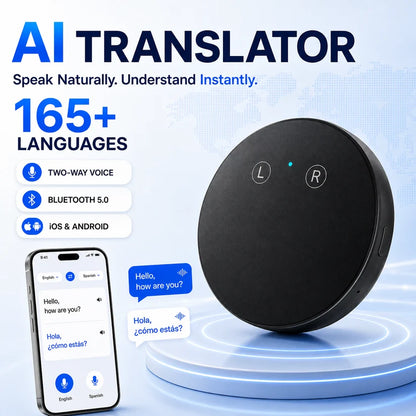 ✨AI Language Translator Device – Real-Time Two-Way Voice Translator