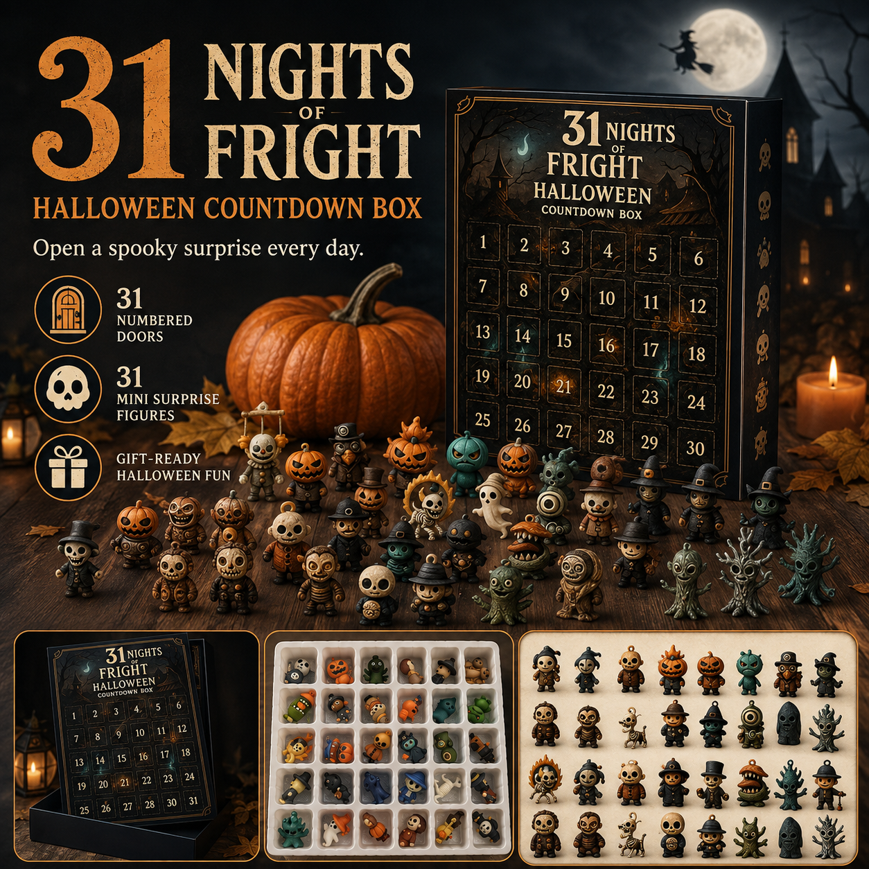 ✨31 Nights of Fright Halloween Countdown Box