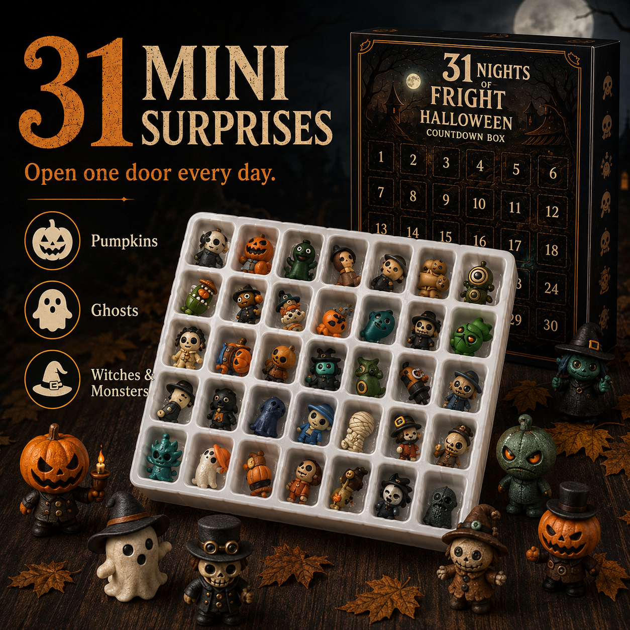 ✨31 Nights of Fright Halloween Countdown Box