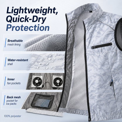 🔥Cooling Vest for Men and Women with Air Conditioning Fans