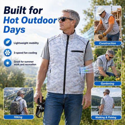 🔥Cooling Vest for Men and Women with Air Conditioning Fans
