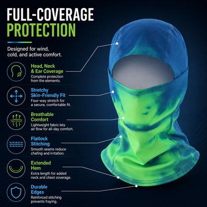 🔥Unisex Heat Reactive Balaclava,Temperature Sensitive Color Changing Mask