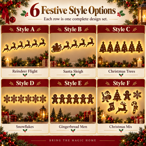 ✨Christmas Early Sales🎅Christmas Glow Wall Silhouette Lights