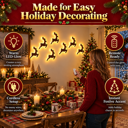 ✨Christmas Early Sales🎅Christmas Glow Wall Silhouette Lights