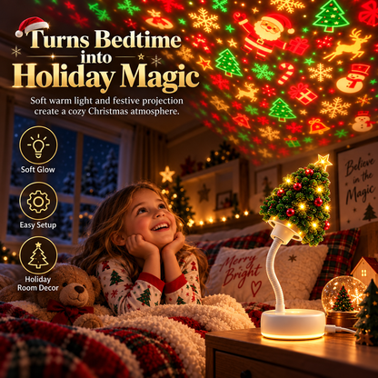 ✨Christmas tree-shaped projection light