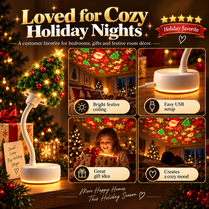 ✨Christmas tree-shaped projection light