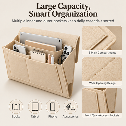 ✨Felt Bedside Organizer