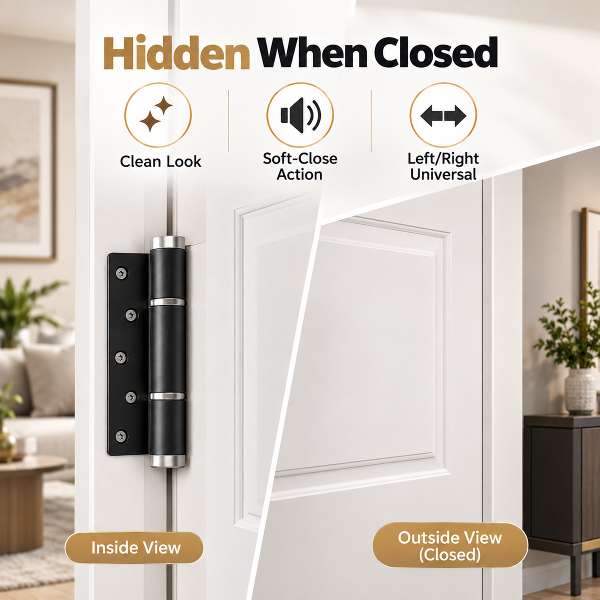 ✨Hydraulic Self-Closing Hinge / Adjustable Soft-Close Door Hinge