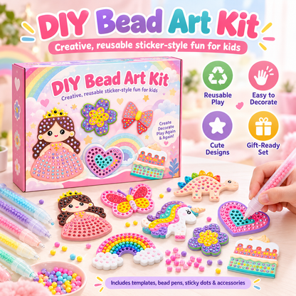 ✨Diy Beads' Pen Art Kit🔥Suitable for Ages 6+