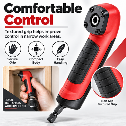 ✨Right Angle Drill Adapter, 90 Degree Corner Device Attachment🛠️