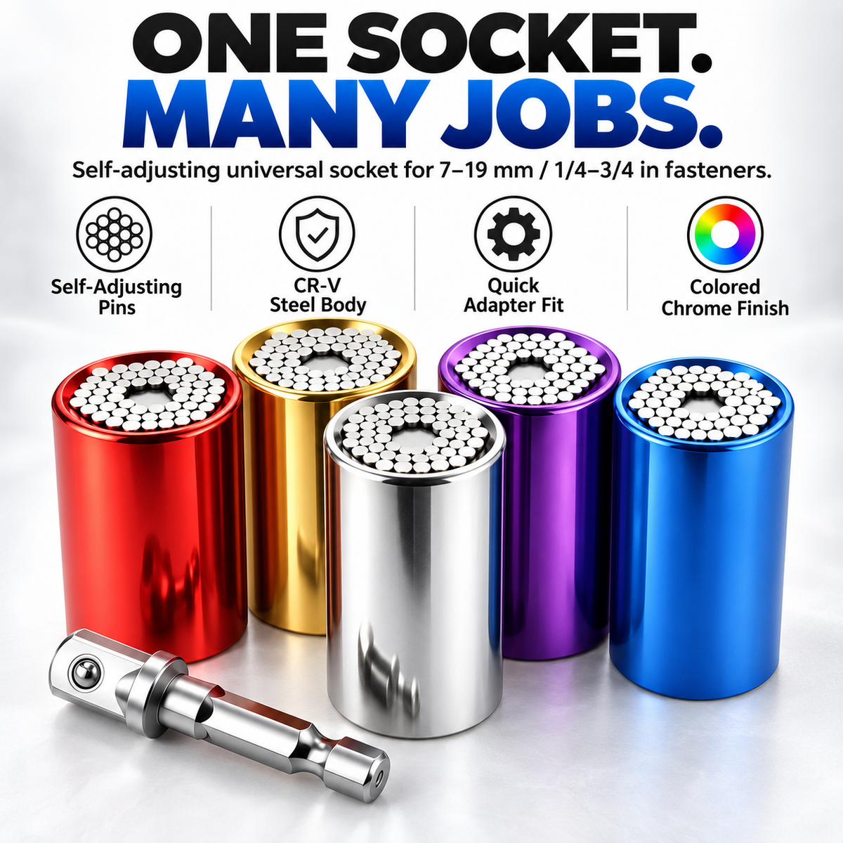 ✨7–19MM UNIVERSAL SOCKET🛠️