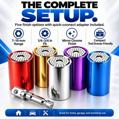 ✨7–19MM UNIVERSAL SOCKET🛠️