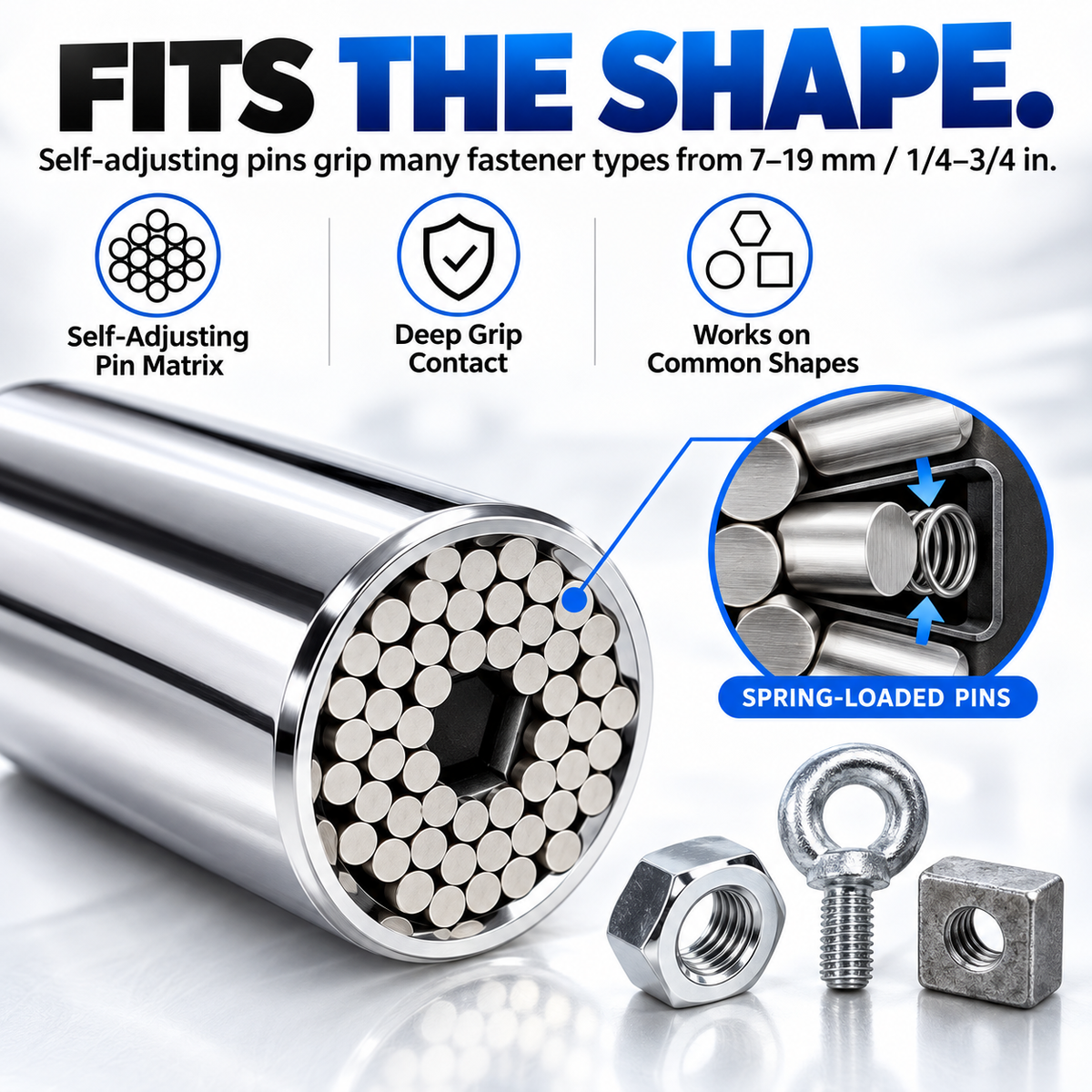 ✨7–19MM UNIVERSAL SOCKET🛠️
