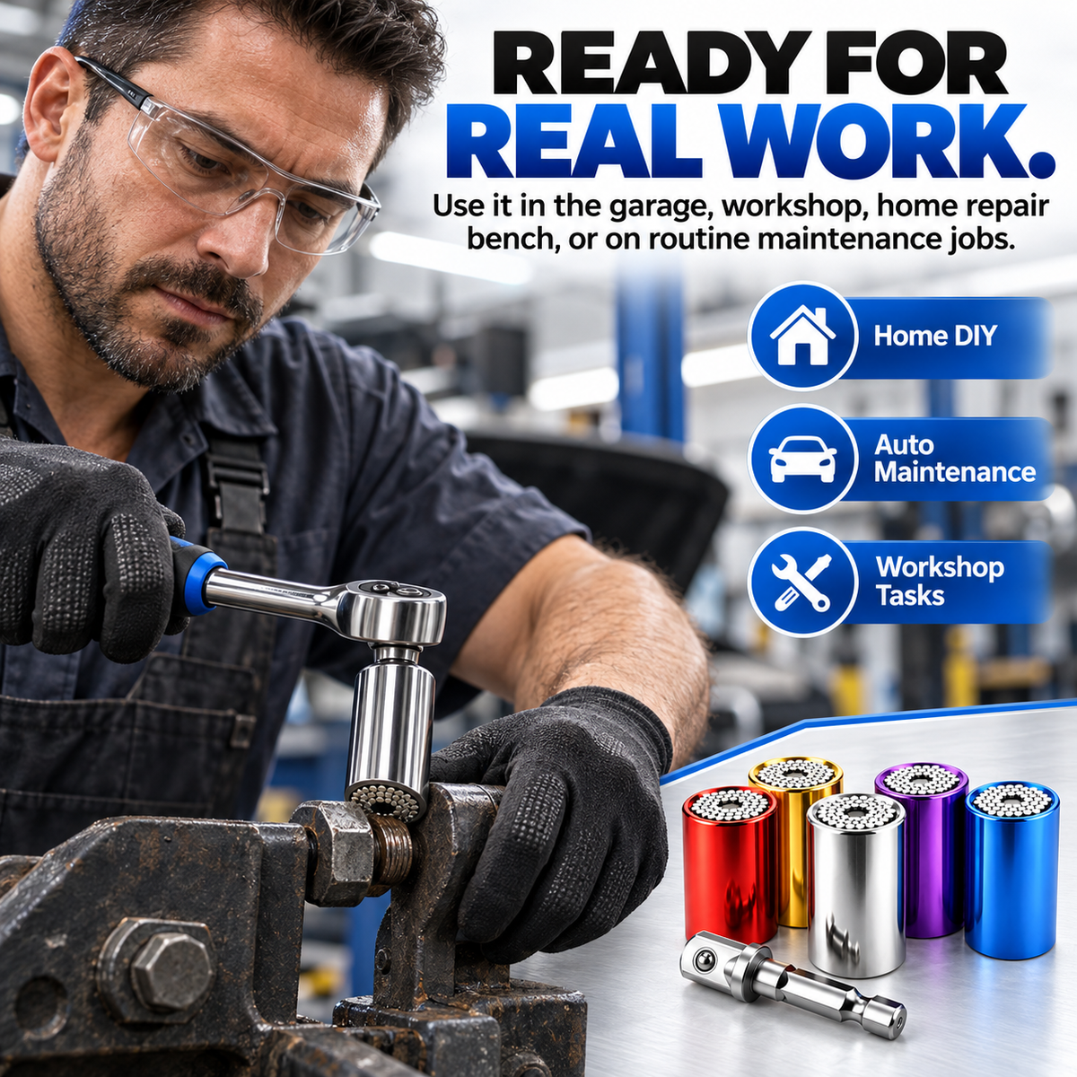 ✨7–19MM UNIVERSAL SOCKET🛠️