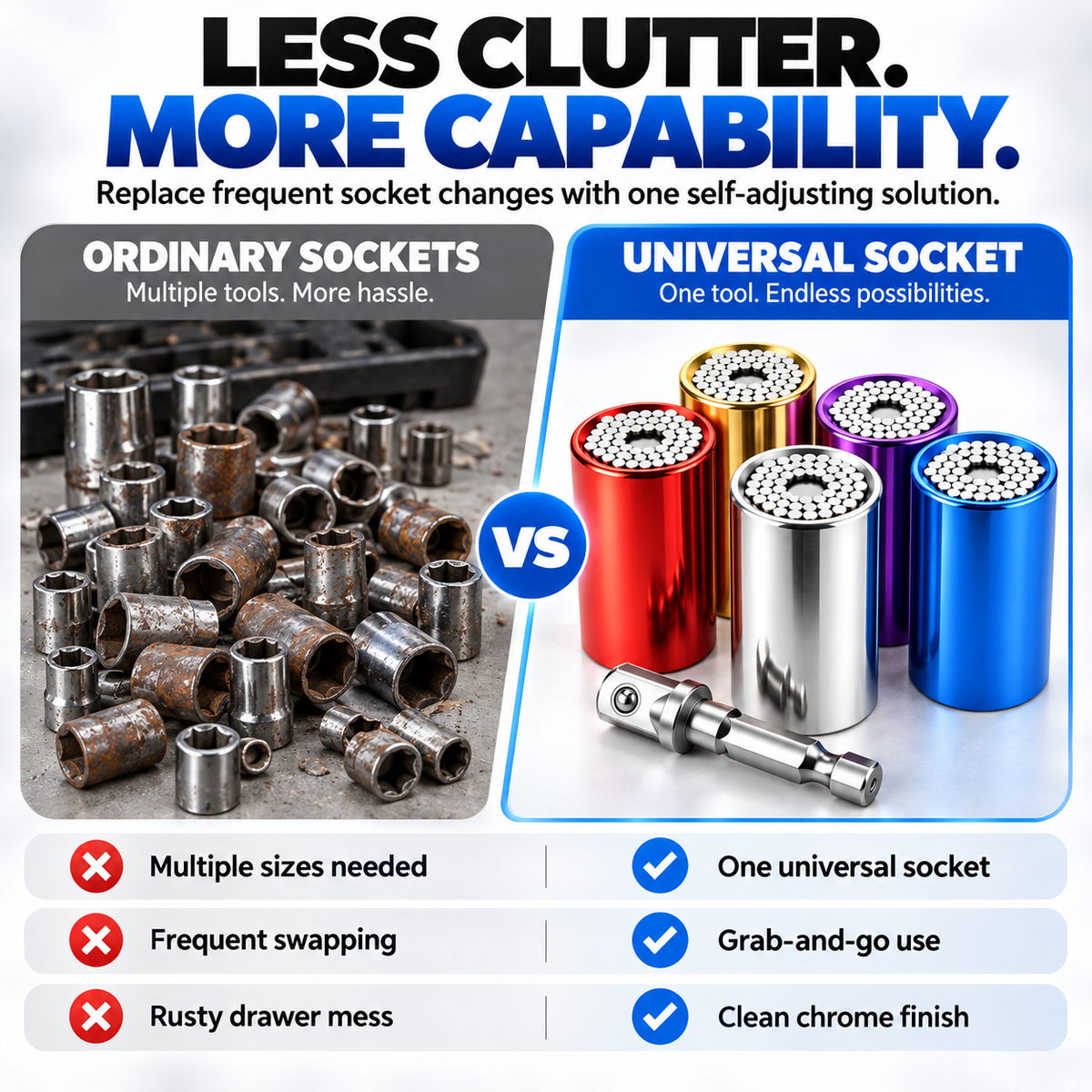 ✨7–19MM UNIVERSAL SOCKET🛠️