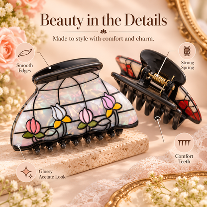 ✨4 Pcs Vintage-Inspired Hair Accessory