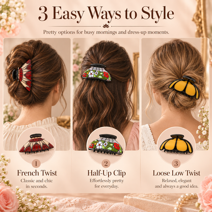 ✨4 Pcs Vintage-Inspired Hair Accessory