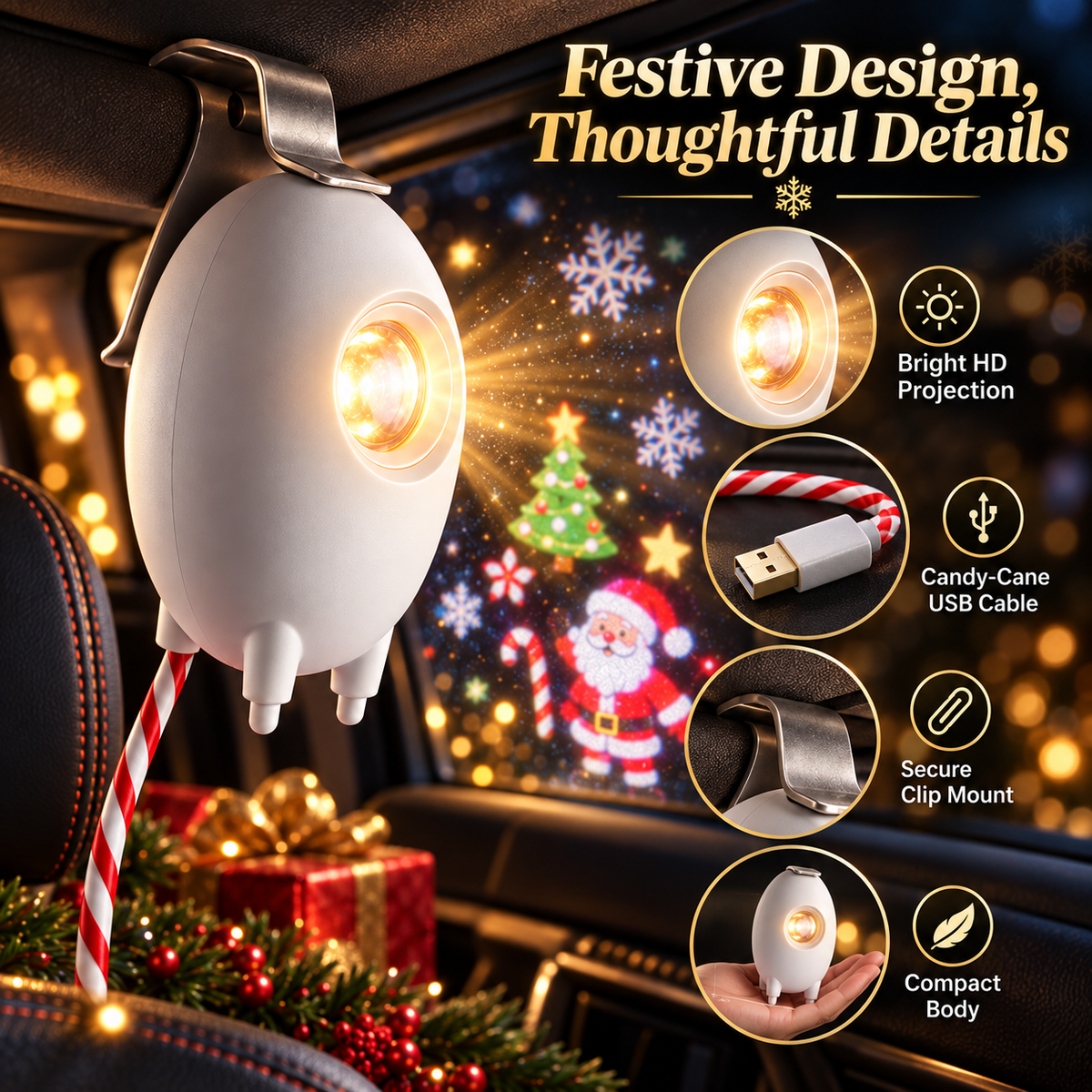✨Santa window projector 🎄