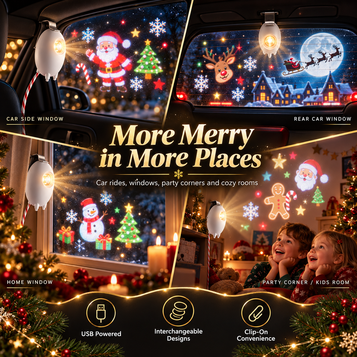 ✨Santa window projector 🎄