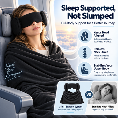 ✨3-in-1 Travel Sleep Support System