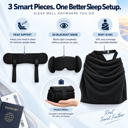 ✨3-in-1 Travel Sleep Support System