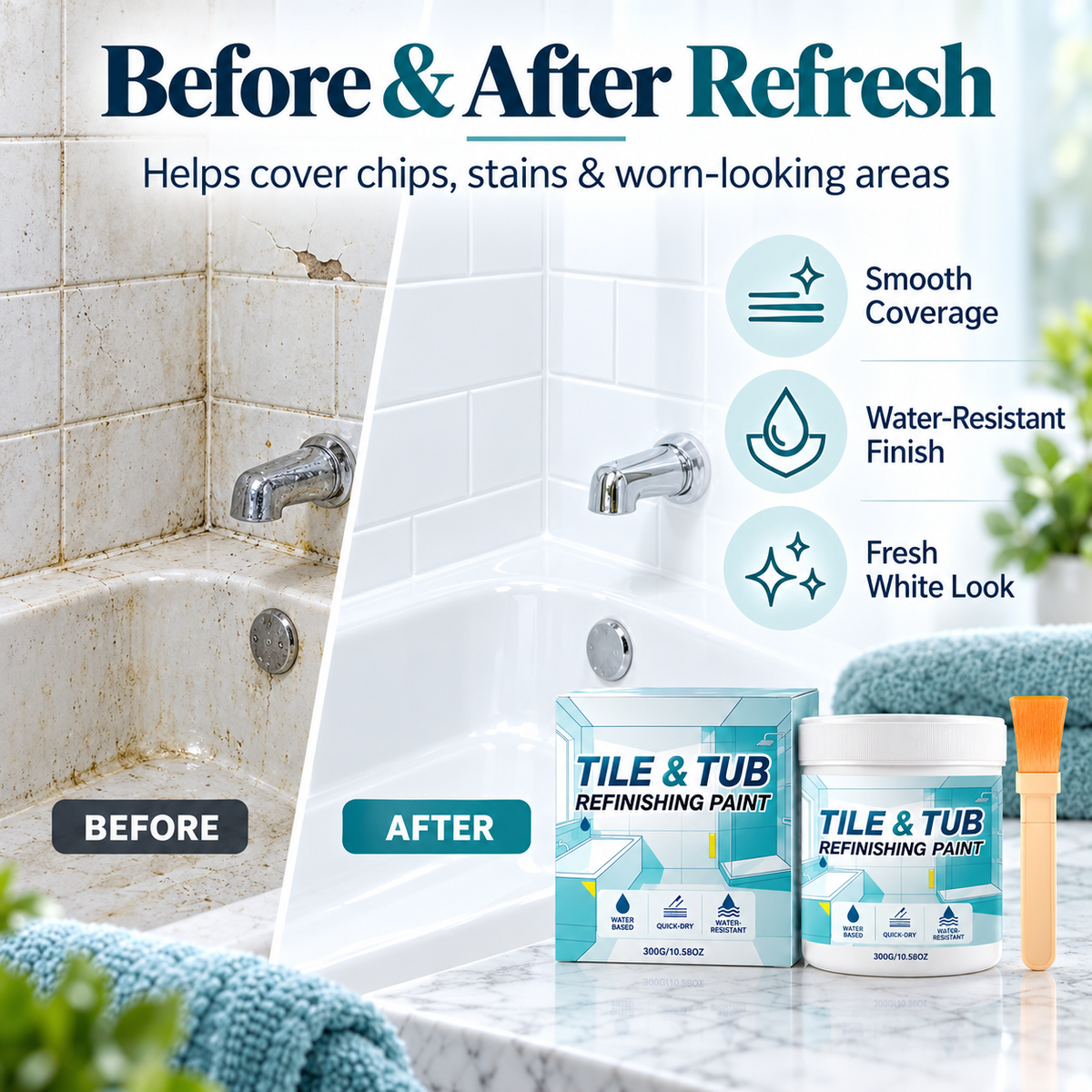 ✨Tile & Tub Refinishing Paint