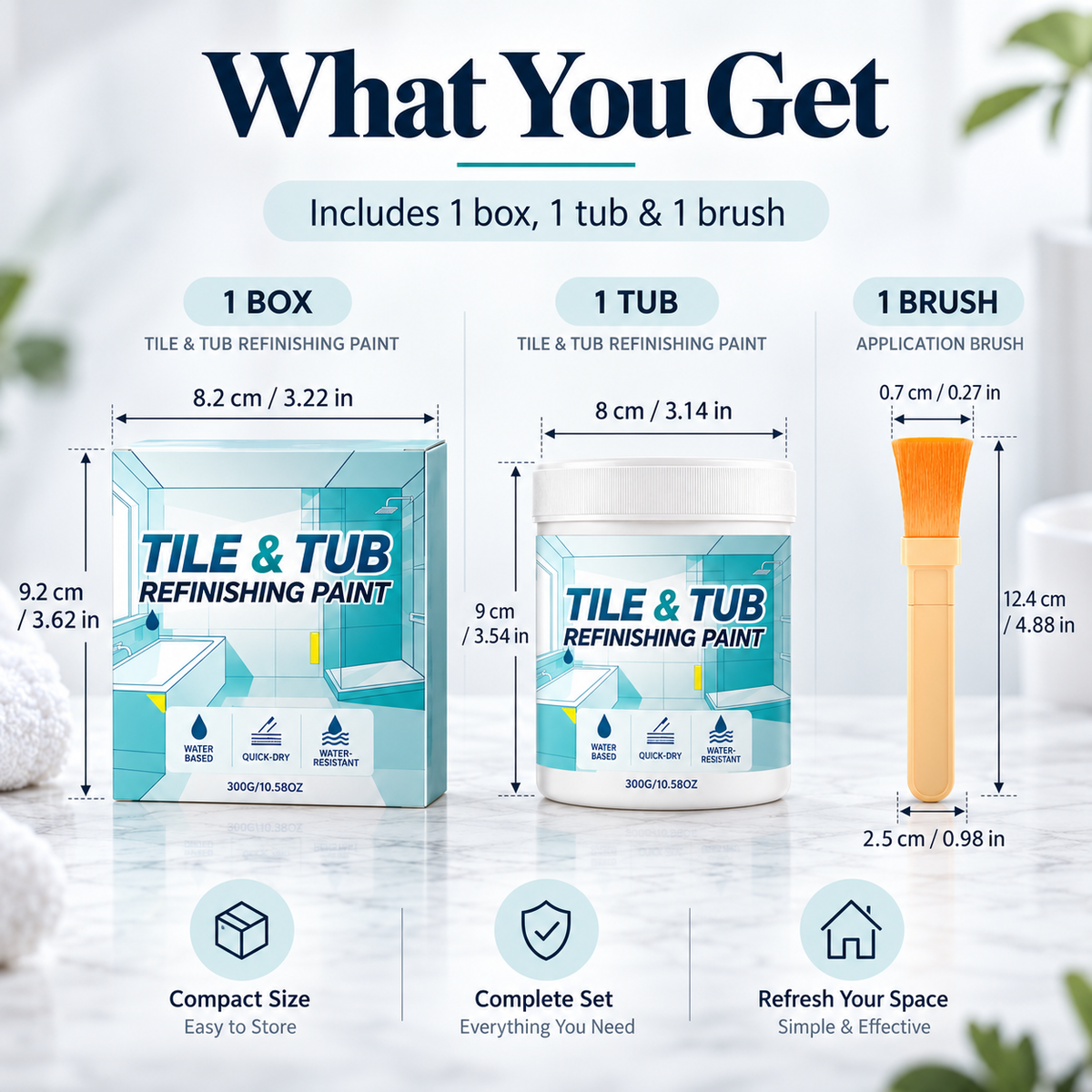 ✨Tile & Tub Refinishing Paint