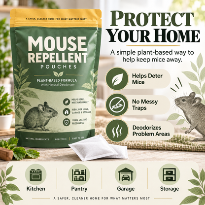 ✨ Mouse Repellent Pouches – All-Natural Rodent Repellent (12 Pouches)🐭