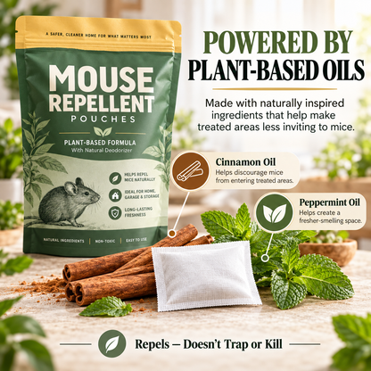 ✨ Mouse Repellent Pouches – All-Natural Rodent Repellent (12 Pouches)🐭