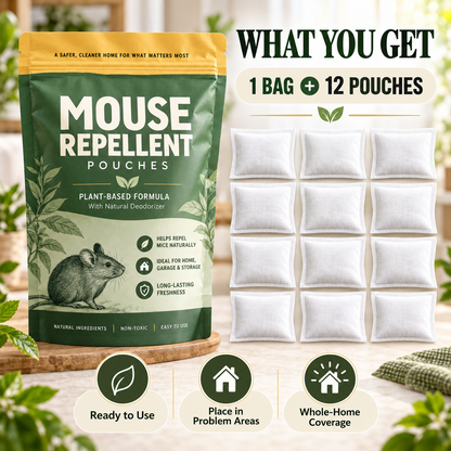 ✨ Mouse Repellent Pouches – All-Natural Rodent Repellent (12 Pouches)🐭