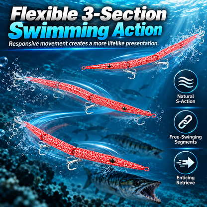 ✨3-Section Needlefish Lure🎣
