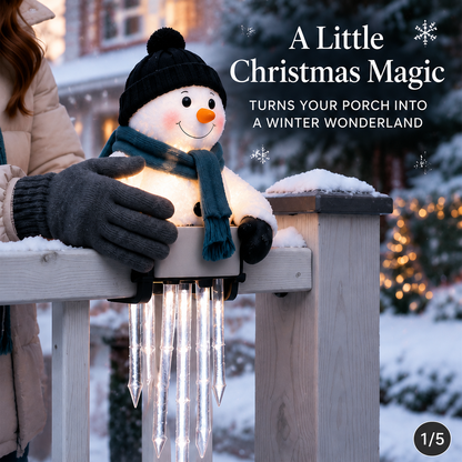 🔥50K+ SOLD!☃️WinterGlow Snowman Icicle Light Decor