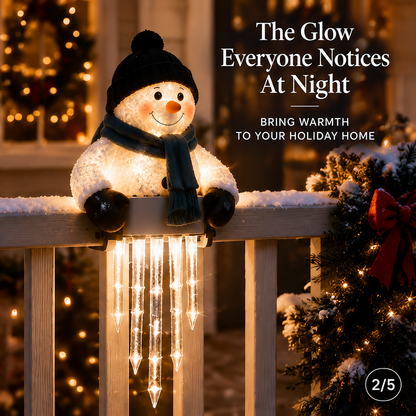 🔥50K+ SOLD!☃️WinterGlow Snowman Icicle Light Decor