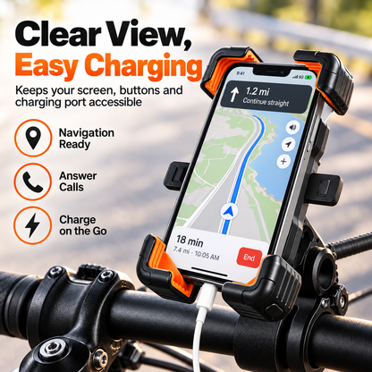 ✨4-Point Locking Handlebar Phone Mount📱