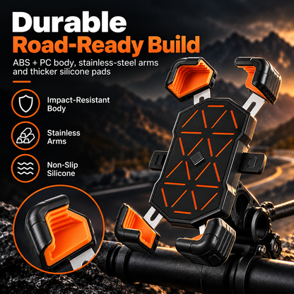 ✨4-Point Locking Handlebar Phone Mount📱