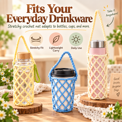 ✨Handmade Crochet Bottle Sleeve