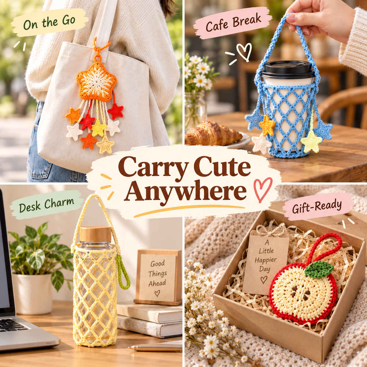 ✨Handmade Crochet Bottle Sleeve