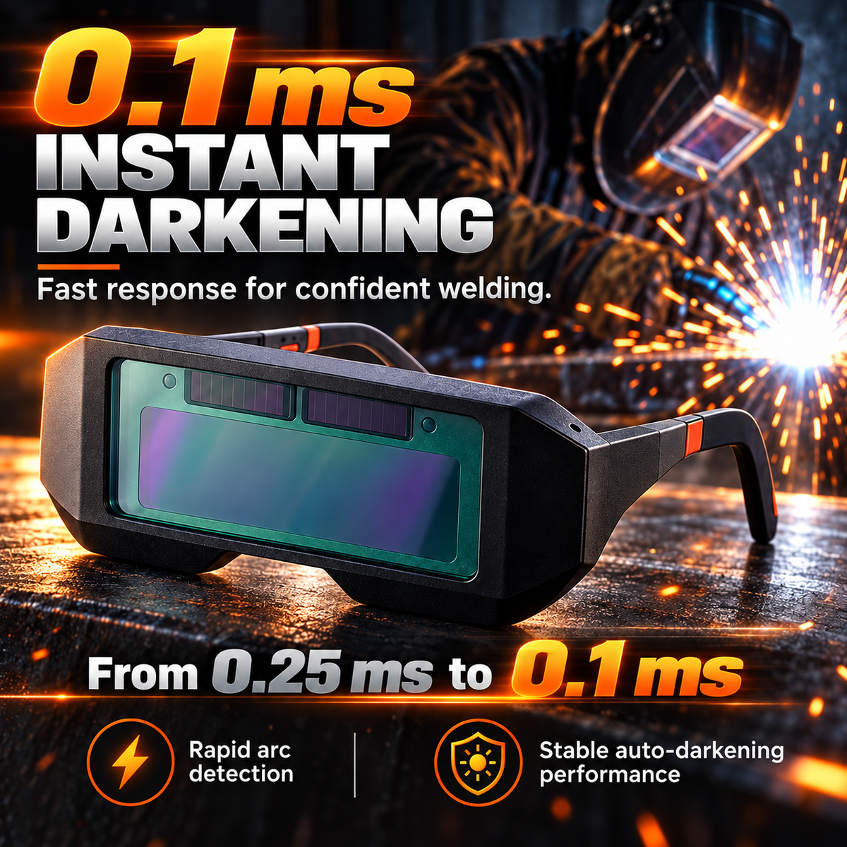 ✨Solar Auto-Darkening Welding Glasses 🕶