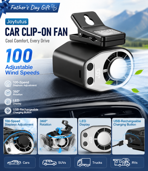 ✨Mega Deal｜800+ Sold Daily🎁Semiconductor Cooling Clip-On Fan