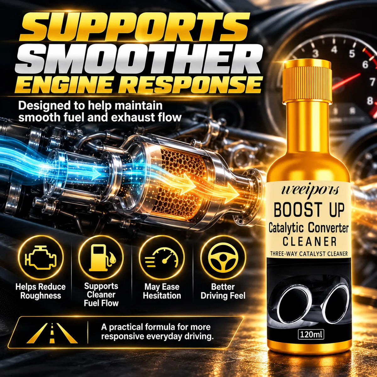 🎁2PCS BOOST UP Catalytic Converter Cleaner – Fuel System & Engine Care
