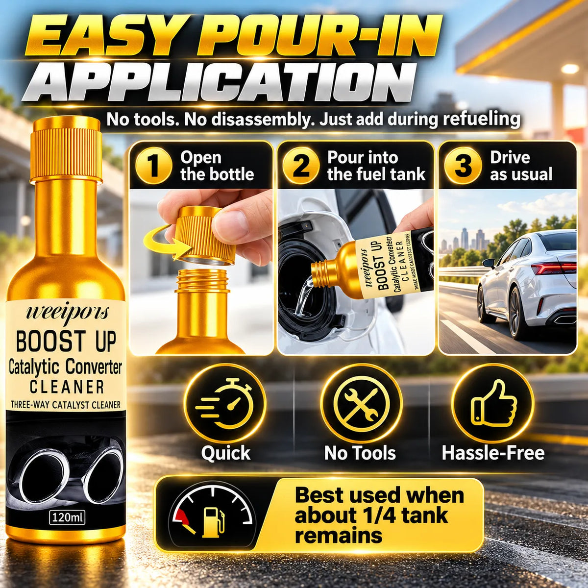 🎁2PCS BOOST UP Catalytic Converter Cleaner – Fuel System & Engine Care