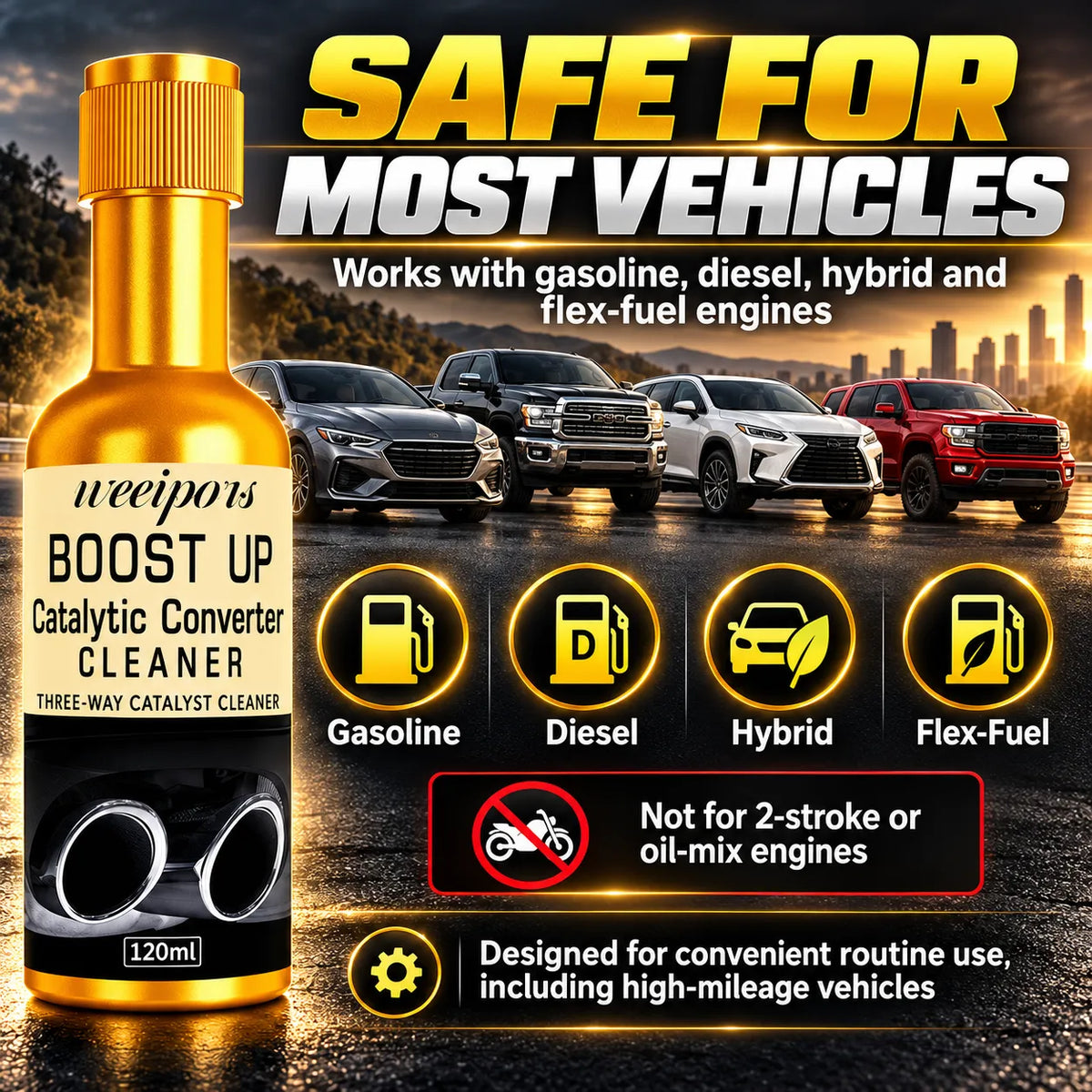 🎁2PCS BOOST UP Catalytic Converter Cleaner – Fuel System & Engine Care