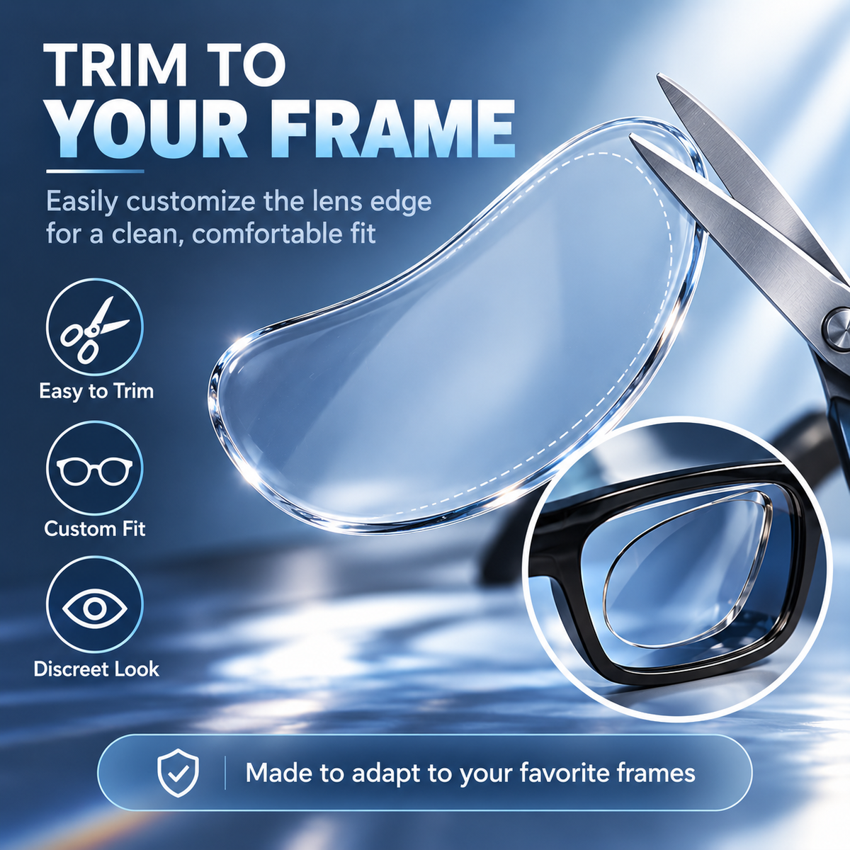 ✨Stick On Lenses (2-pack)👓