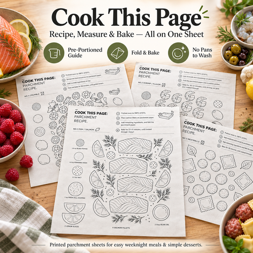 ✨Baking Paper (A3 Size) – 25 Sheets