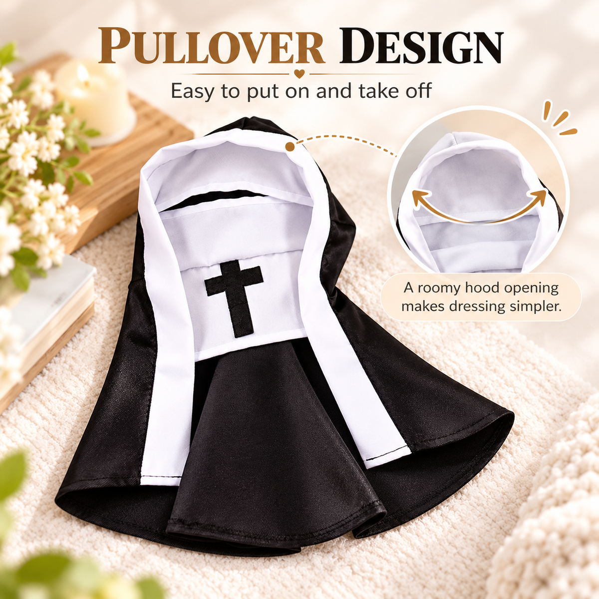 ✨Pet Nun Costume for Cats & Small Dogs🐈