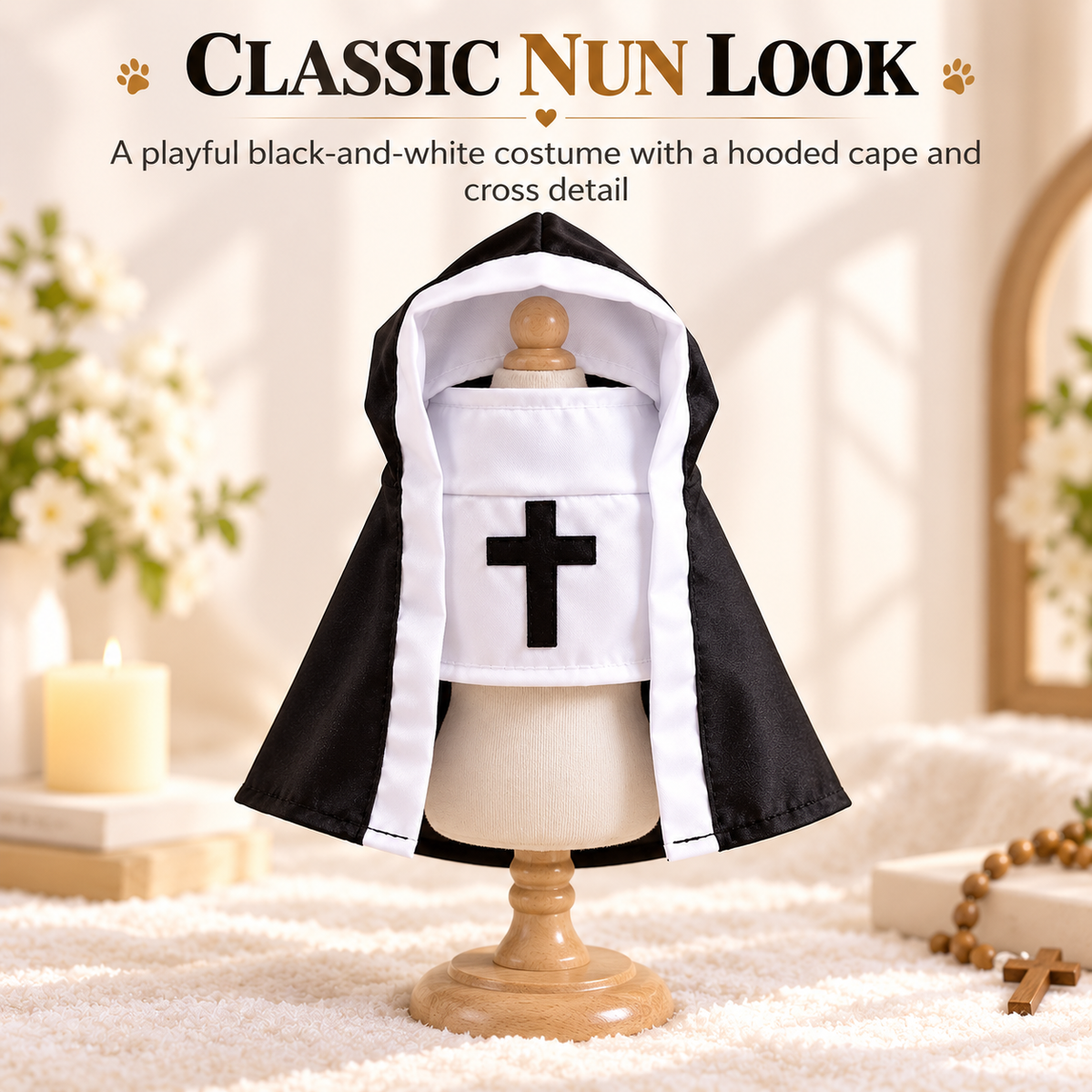 ✨Pet Nun Costume for Cats & Small Dogs🐈