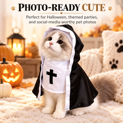 ✨Pet Nun Costume for Cats & Small Dogs🐈