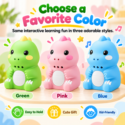 ✨Talking Dinosaur English Learning Toy for Toddlers – 600+ Words, Flashcards & Picture Stickers🦖